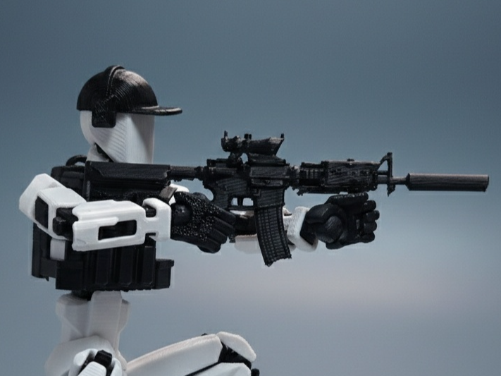 Dummy 13 M4A1 SOPMOD Block I gun