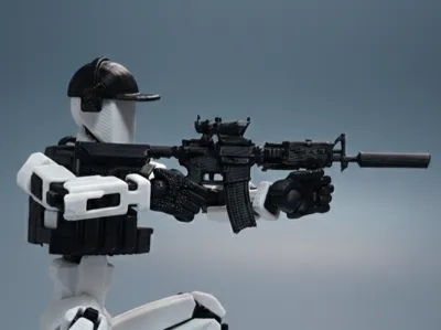 Dummy 13 M4A1 SOPMOD Block I gun