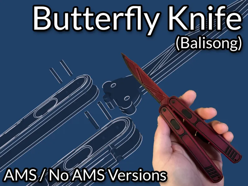 Butterfly Knife - balisong - AMS and no AMS