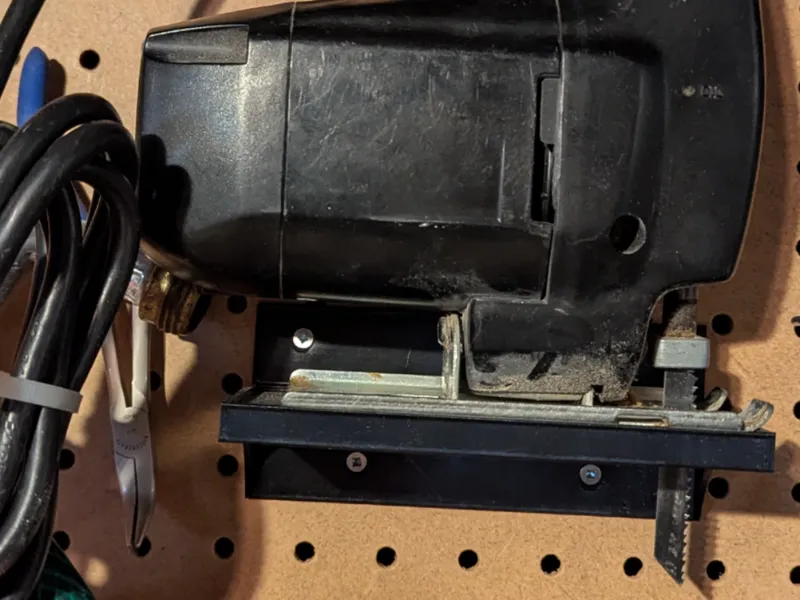 Peg Board Jig Saw Stand