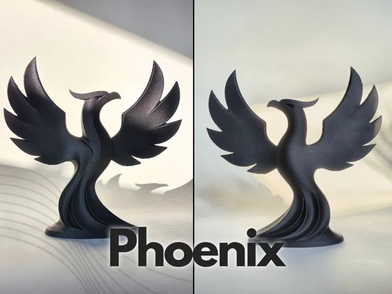 Phoenix Rising – Minimalistische Skulptur