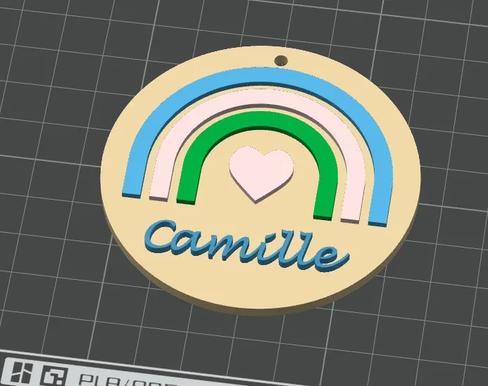 Name Tag Design Unity Customizable Rainbow Name Tag - Free 3D Print Model - MakerWorld