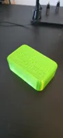 Lid w/ Text 0.2mm layer, 3 walls, 10% infill