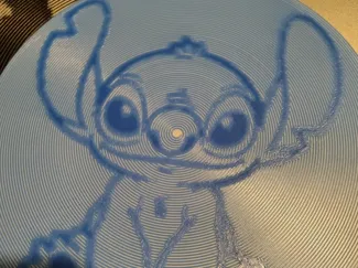 Stitch spiral art