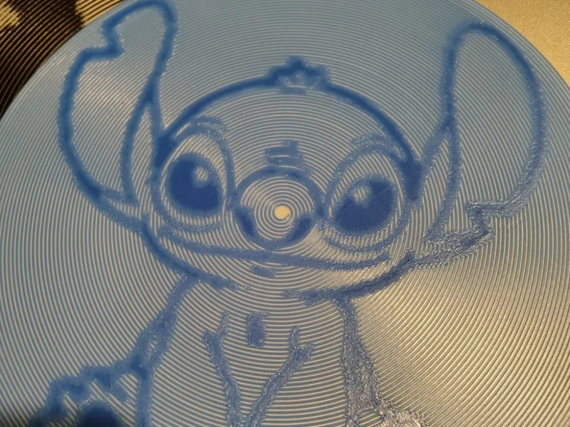 Stitch spiral art