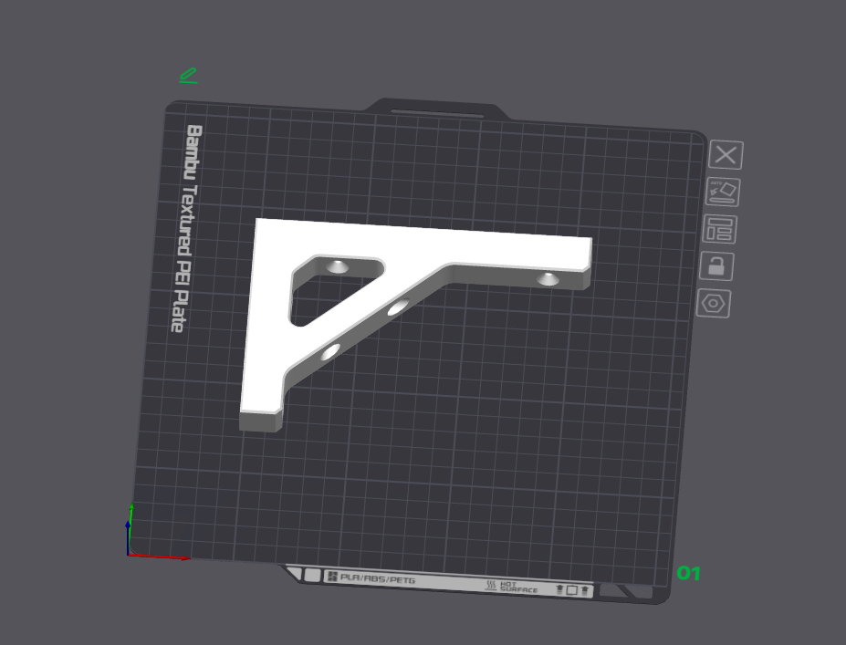 Miniatura 2 do modelo 3D Sturdy Bracket for shelves