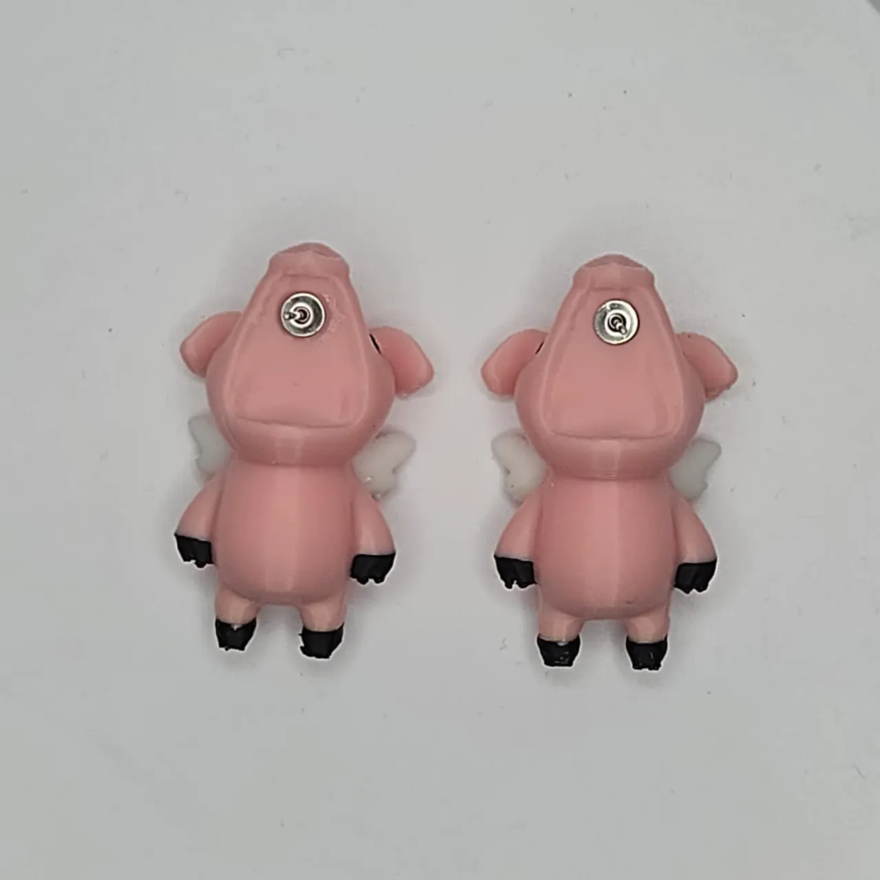 Flying Pig Chomper Earrings view 2