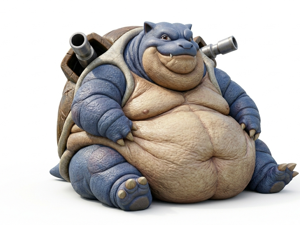 blastoise grasso
