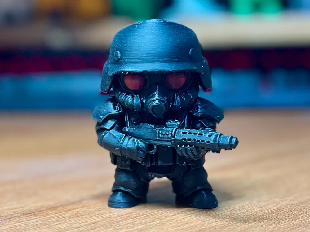 3Dプリント かわいい人狼 JIN-ROH - 無料3Dモデル -MakerWorld