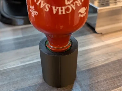 Upside Down Stand for Sauce Bottles