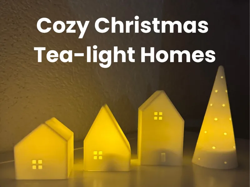 Cozy Christmas Tea-light Houses