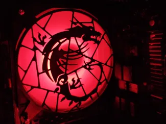 MSI DRAGON - 120mm PC fan cover