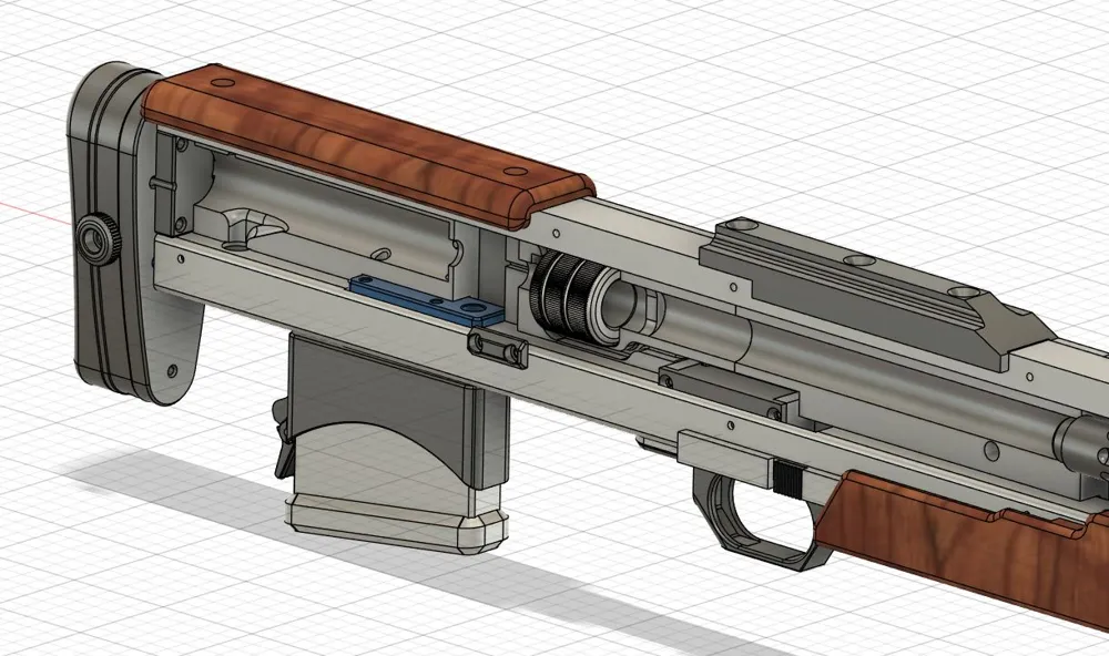 Marksman Rilfe WA2000 HPA SNIPER RIFLE AMOEBA AIRSOFT REPLICA - Free 3D Print Model ...