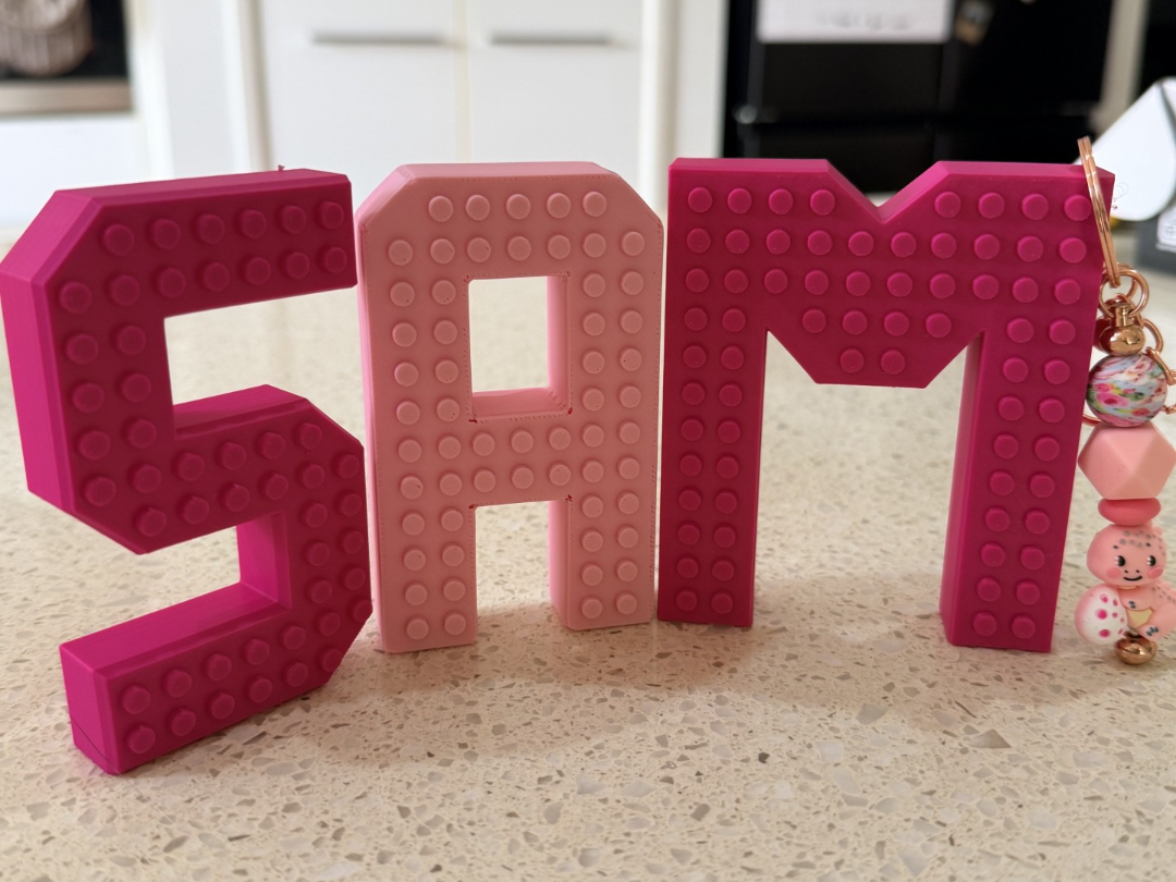 Building Brick Compatible Alphabet Collection 
