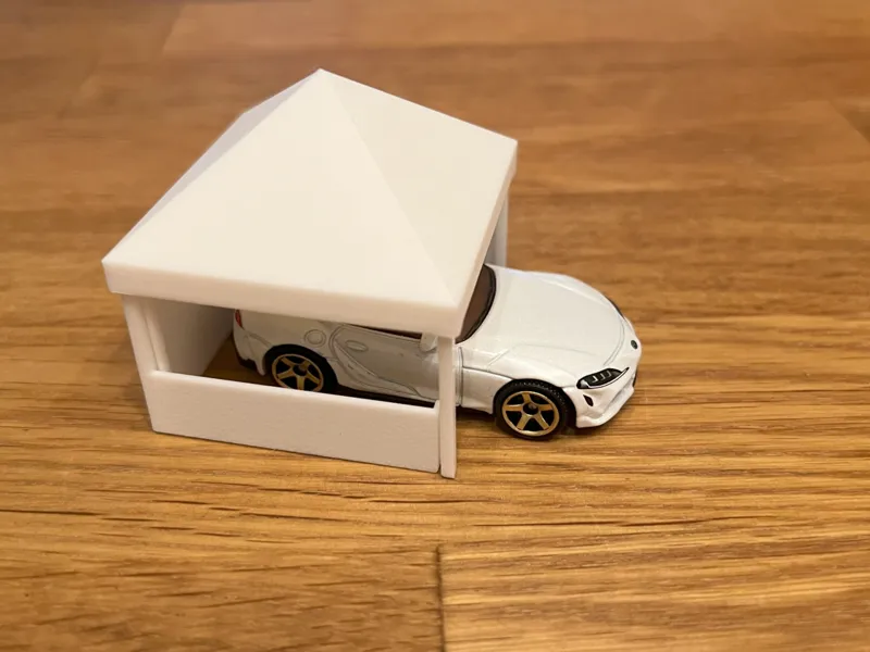 Side panel for all pavilions 1/64 car diorama 