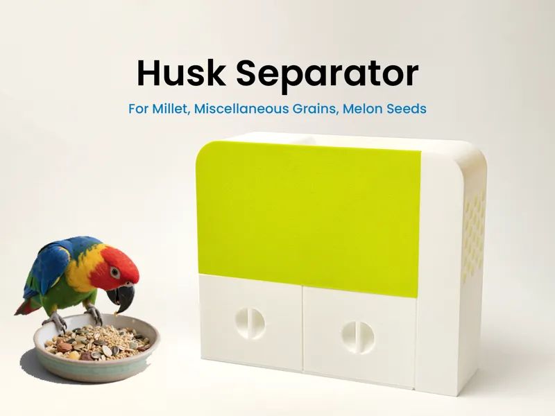 Bird Seed Husk Separator