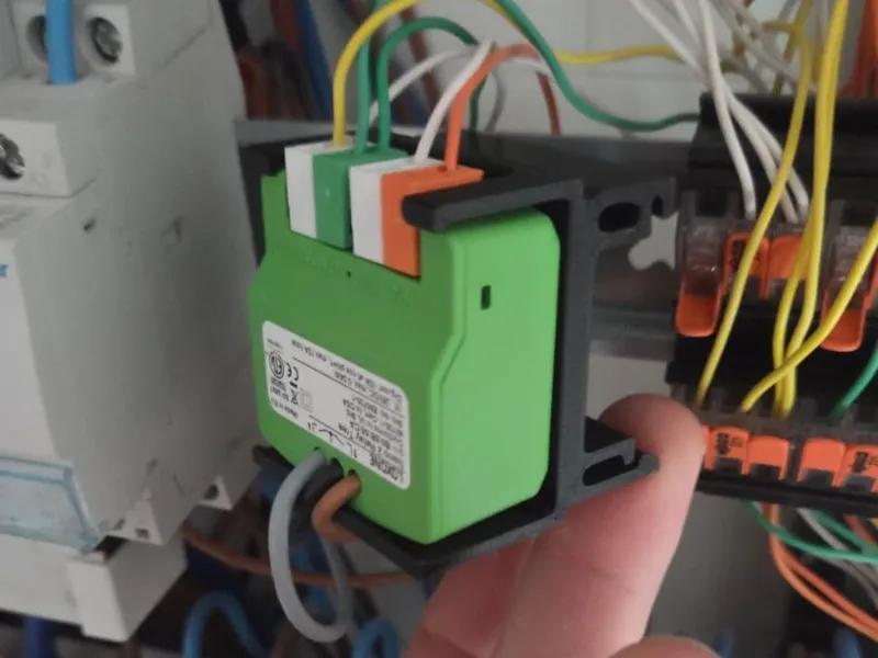 DIN rail mount for LOXONE Nano 2 Relay Tree