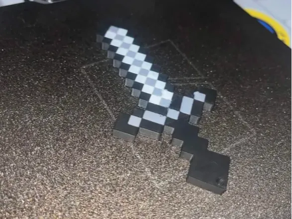 Minecraft Sword - Free 3D Print Model - MakerWorld