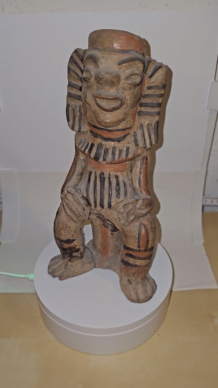 Präkolumbianische Gottheit, Statue, ca. 1200 n.C.