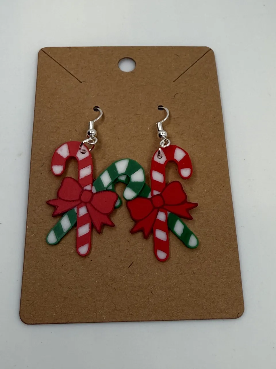 Candy Cane Cluster Earrings view 3
