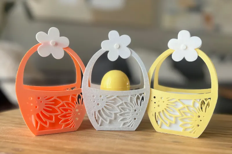 Easter Sunflower Treat Basket