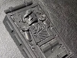 Han Solo in carbonite minifigure