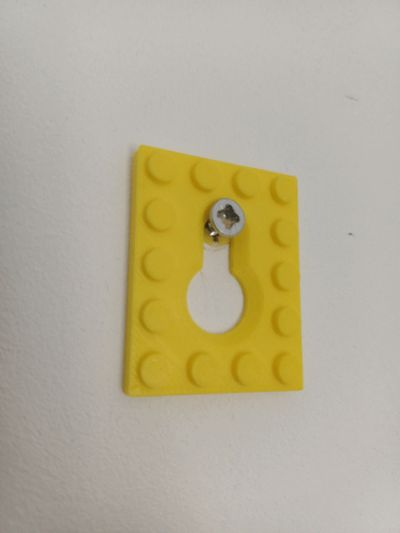 Brick Compatible Wall Mount Hanger Display Storage
