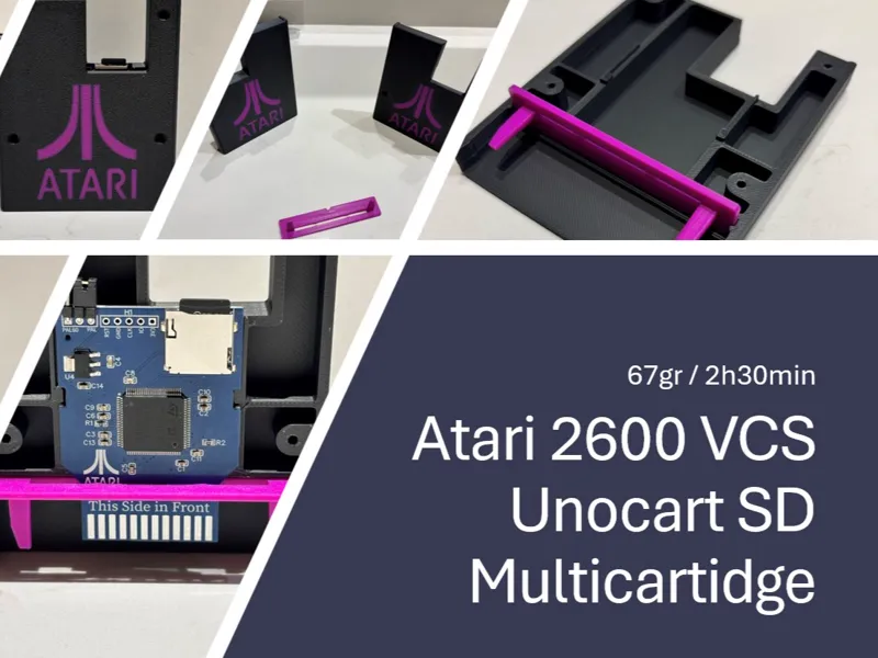 Atari 2600 vcs multi cartridge emulator unocart