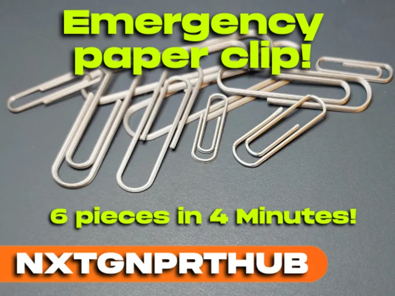 EMERGENCY paper clip