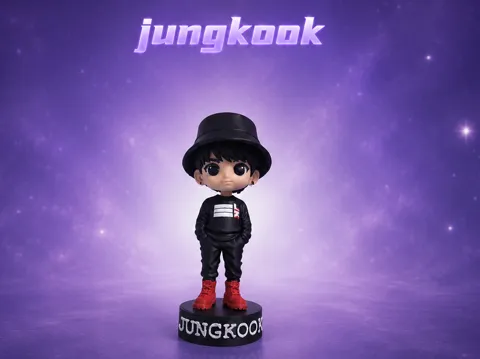 Figura decorativa: JUNGKOOK - BTS - by parts — referencia de MakerWorld
