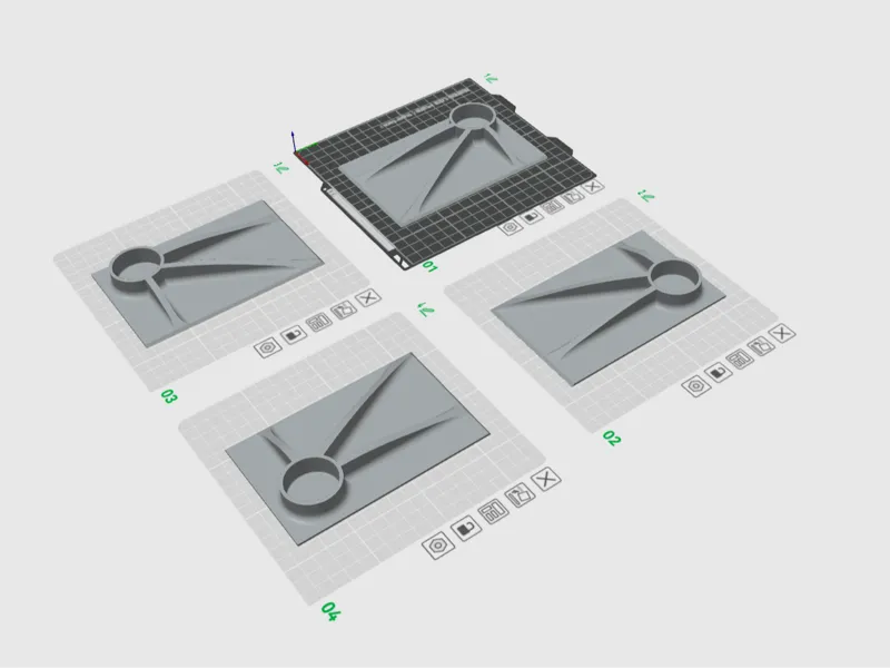 Monitor Arm / Stand Shelf (35.4mm Ø)