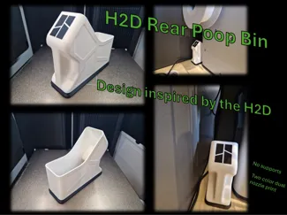 H2 Series Rear Poop Bin