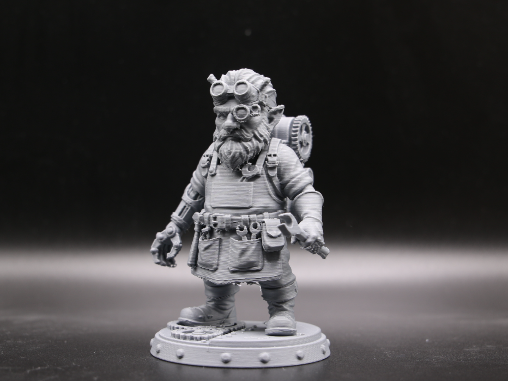 Steampunk Dwarf Engineer 