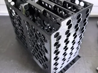 10" 8 HDD 3U Lightweight Hex Rack