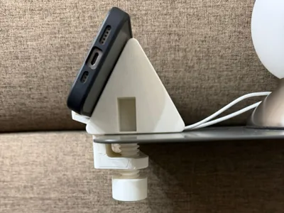 phone holder with clamp and stand