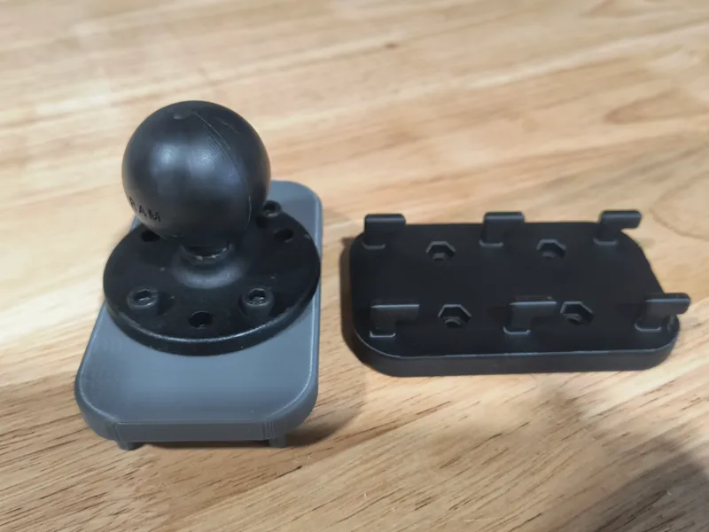Ikea Skadis Ram Mount 1.5" Ball Mount