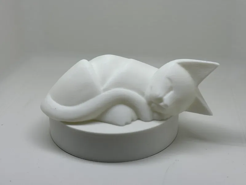 Wooden Cat / Sleeping Cat