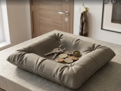 Ultra-Realistic Pillow EDC Tray / Desk Organizer