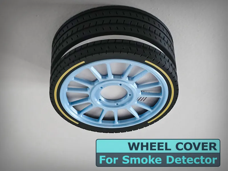 Wheel Cover for Smoke Detector