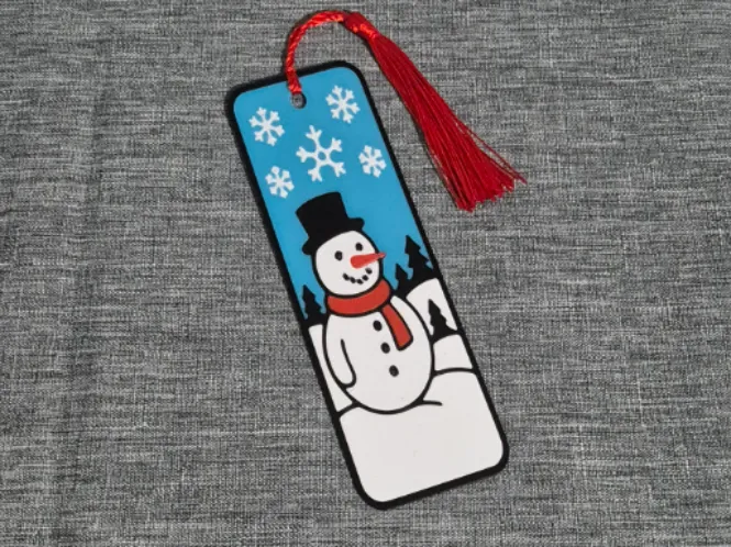 Schneemann - Winter Lesezeichen