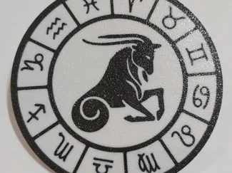 Horoscope Capricorn, coaster