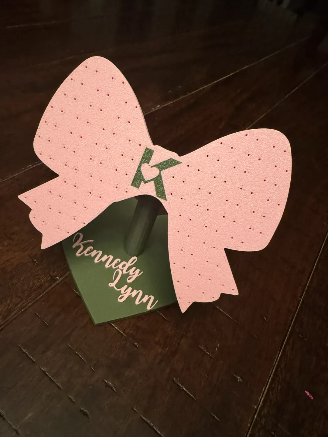 Heart Bow Earring Stand view 2