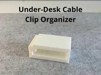 Snap-On Under-Desk Cable Clip