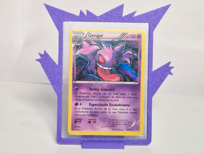Pokemon gengar tcg card funda toploader