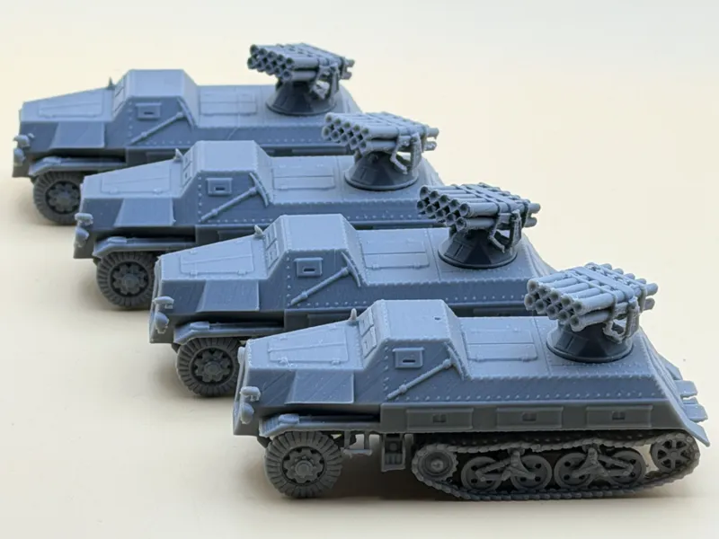 Panzerwerfer 42 Rocket Launcher 自行火箭炮 - 1:72 Scale