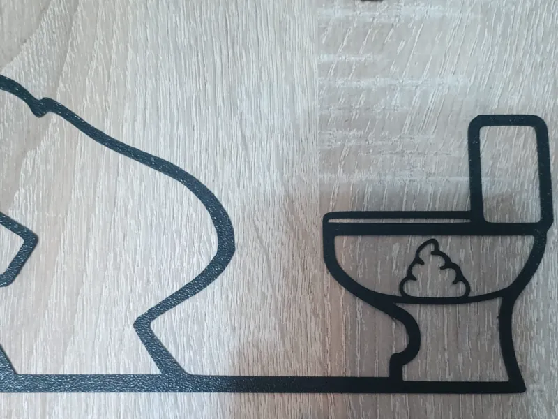 Toiletten Türschild v2