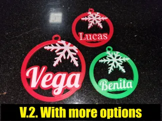 Custom Christmas balls
