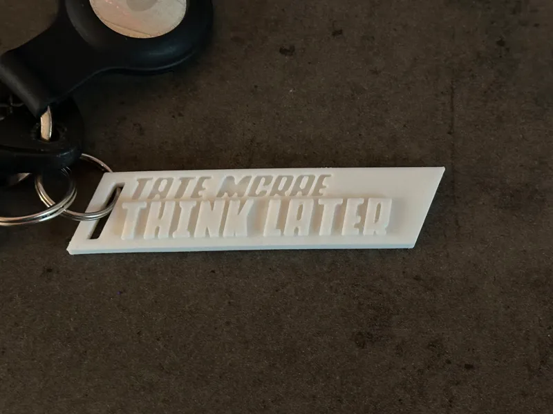 Tate McRae Keychain