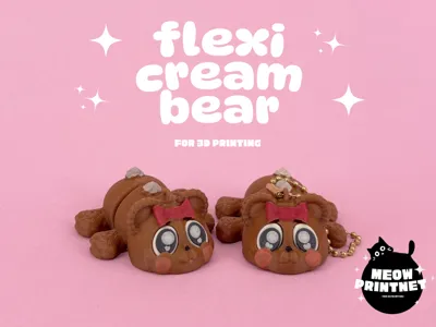 Flexible Cream Bear