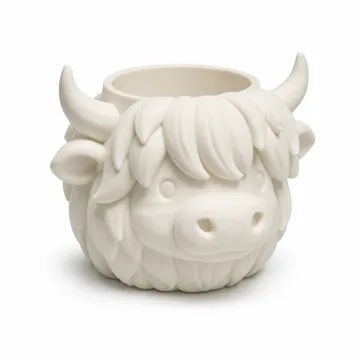 Maceta decorativa: Highland Cow Planter — vista de referencia 3